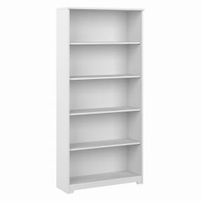 5 Shelf Bookcase in White - Bush Furniture WC31966