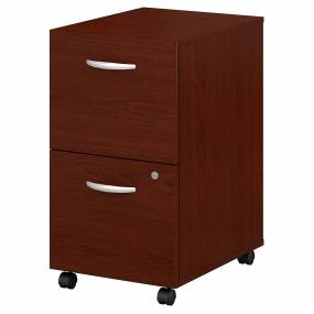 Series C 2 Drawer Mobile File Cabinet in Mahogany - Bush Furniture WC36752SU