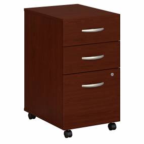 Series C 3 Drawer Mobile File Cabinet in Mahogany - Bush Furniture WC36753SU