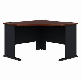 Series A 48W Corner Desk in Hansen Cherry & Galaxy - Bush Furniture WC90466A