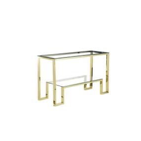 LAURENCE CONSOLE HIGH POLISH GOLD - Shatana Home Z-LAURENCE-CNSL GOLD