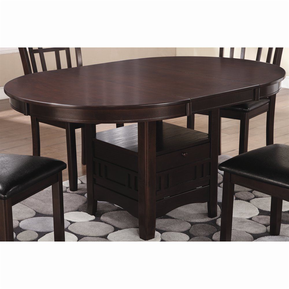 Espresso Oval Dining Table Coaster 102671