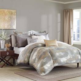 Madison Park Signature Graphix Queen Jacquard Comforter Set in Grey ...
