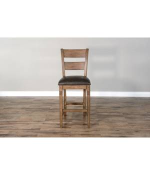 Doe Valley Barstool w/ Cushion Seat - Sunny Designs 1429BU-30
