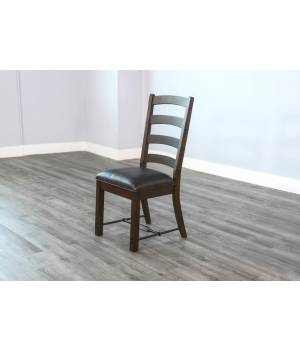Homestead Tobacco Leaf Ladderback Chair, Cushion Seat - Sunny Designs 1667TL