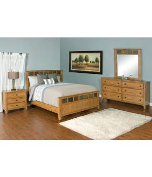 Sedona Eastern King Storage Bed  - Sunny Designs 2334RO-SEK