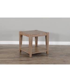 Durango Weathered Brown End Table  - Sunny Designs 3162WB-E