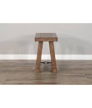Doe Valley Chair Side Table - Sunny Designs 3189BU-CS