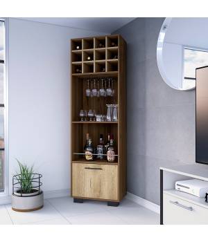 Aubree Corner Bar Cabinet - FM Furniture FM7769BGM