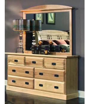 Amish Highlands 7 Drawer Dresser - A-America AHINT5500