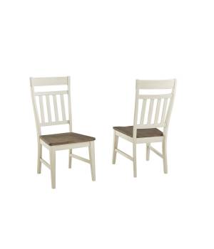 Bremerton Splatback Side Chair with Wood Seating, Saddledust-Oyster Finish - A-America BRMSO2352