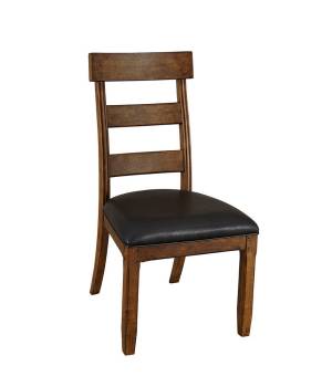 Ozark Ladderback Side Chair, with Upholstered Seat - A-America OZAMA2452