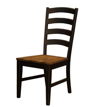 Stormy Ridge Ladderback Chair with Wood Seat - A-America STOBL2552