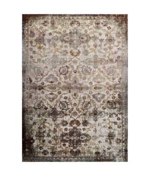 Success Kaede Distressed Vintage Floral Moroccan Trellis 5x8 Area Rug - East End Imports R-1161A-58