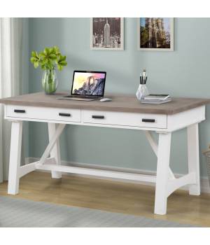 Americana Modern - Cotton 60 in. Writing Desk - Parker House AME360D-COT