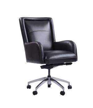 Parker Living - Verona Blackberry Leather Desk Chair - Parker House DC130-VBY