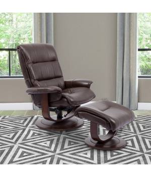 Parker Living Knight - Robust Manual Reclining Swivel Chair and Ottoman - Parker House MKNI#212S-ROB