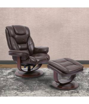 Parker Living Monarch - Robust Manual Reclining Swivel Chair and Ottoman - Parker House MMON#212S-ROB