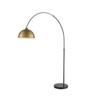 Magnus 76'' High 1-Light Floor Lamp - Aged Brass - Elk Lighting D3226