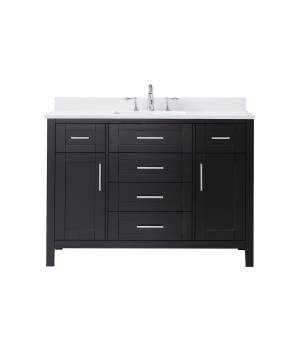 OVE Decors Tahoe 48 Espresso Vanity with White Cultured Marble Countertop - Ove Decors 15VVA-TAHB48-C69FY