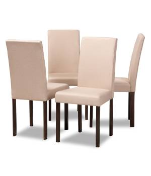 95-Andrew Dining Chair-Beige Fabric