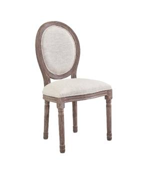 Emanate Dining Side Chair Upholstered Fabric Set of 2 EEI-3467-BEI