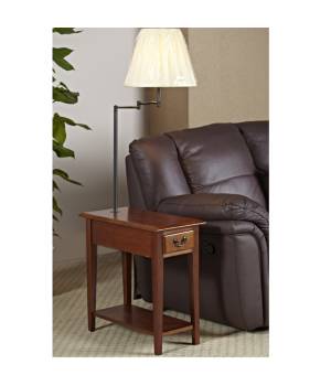 Chairside Lamp Table Combo - Leick Furniture 9037-MED