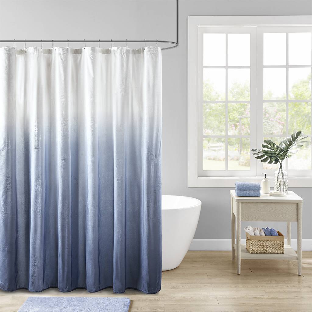 Madison Park 72x72 100 Polyester, Primary Color Shower Curtain