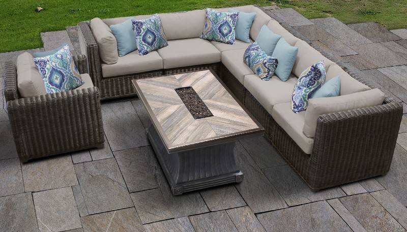Outdoor Wicker Patio Furniture Set 08i, Venice Outdoor Furniture Collection