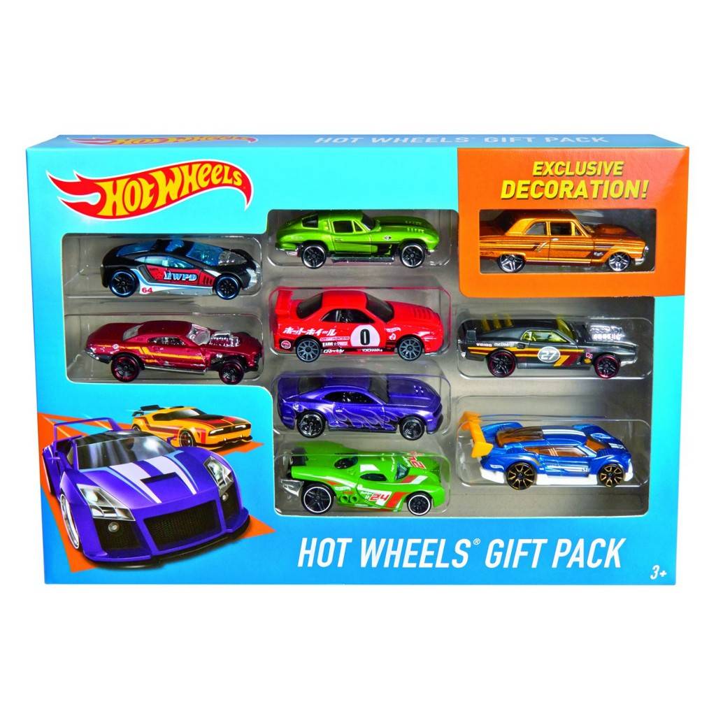 Hot Wheels 9-Car Gift Pack - MTX6999