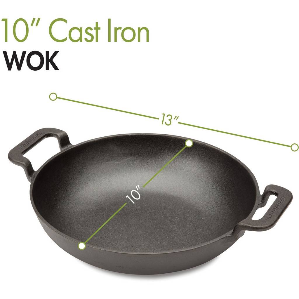 Seasoned Cast Iron Woks