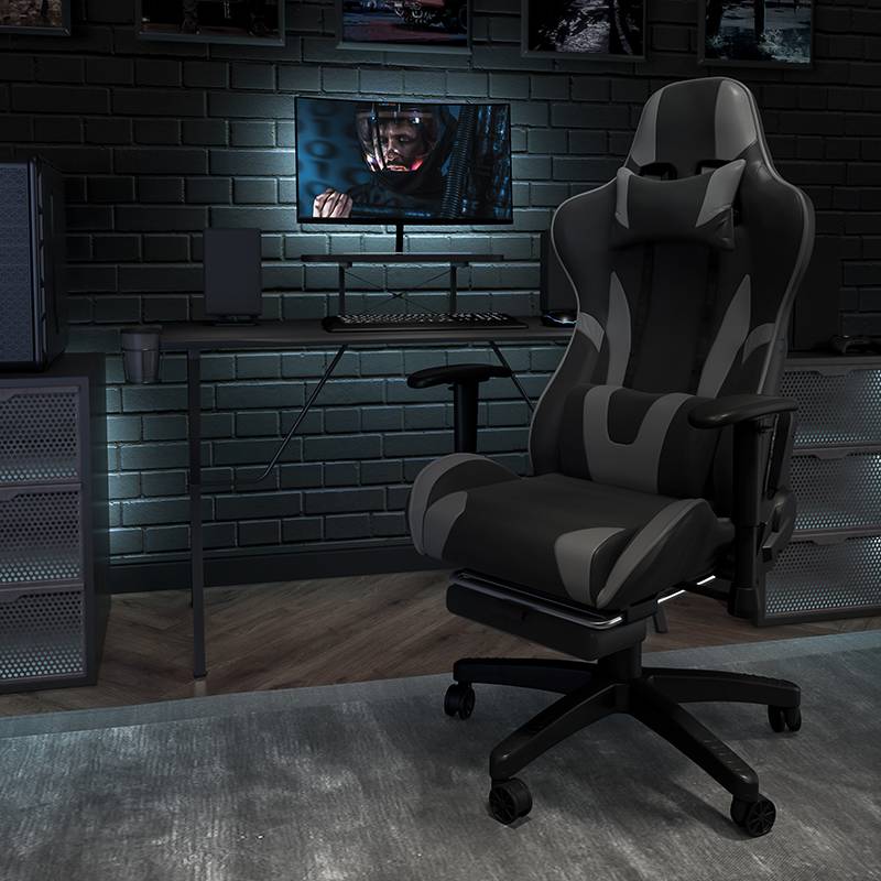 X20 Gaming Chair Racing Office Ergonomic Computer PC Adjustable Swivel Chair ... 