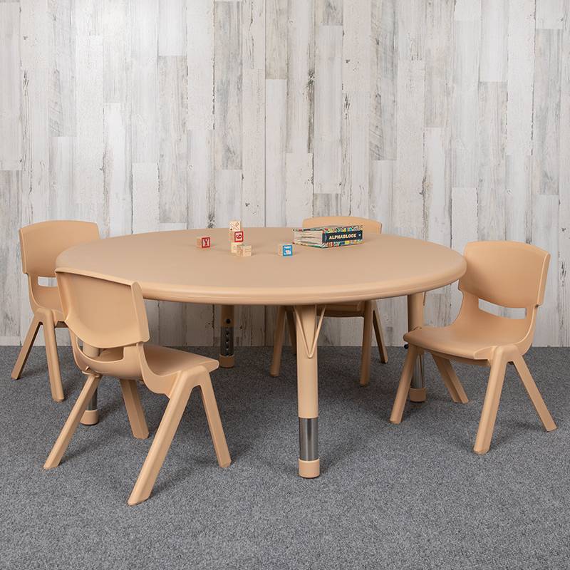 Chairs Flash Furniture Yu Ycx 0053, Round Play Table And Chairs