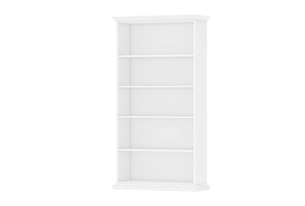Sonoma Tall Wide 5 Shelf Bookcase In, 6 Ft White Bookcase