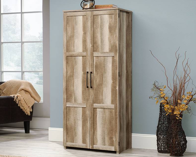 HomePlus Storage Cabinet in Lintel Oak - Sauder 423496
