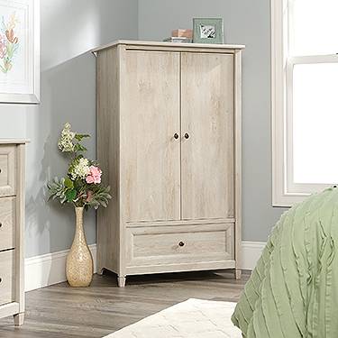 Armoire In Chalked Chestnut Sauder 423428, Is Totally Furniture A Good Company