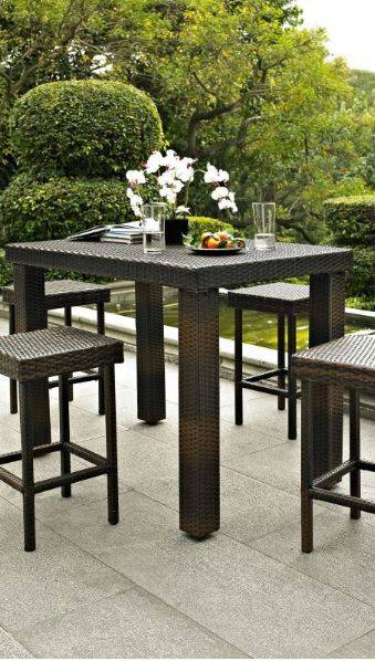 Palm Harbor Outdoor Wicker High Dining, Palm Harbor Outdoor Furniture