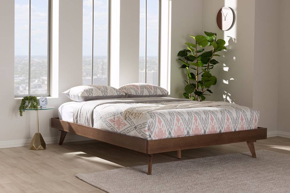 Bed Frame Jacob Ash Walnut King, Totally Furniture Review