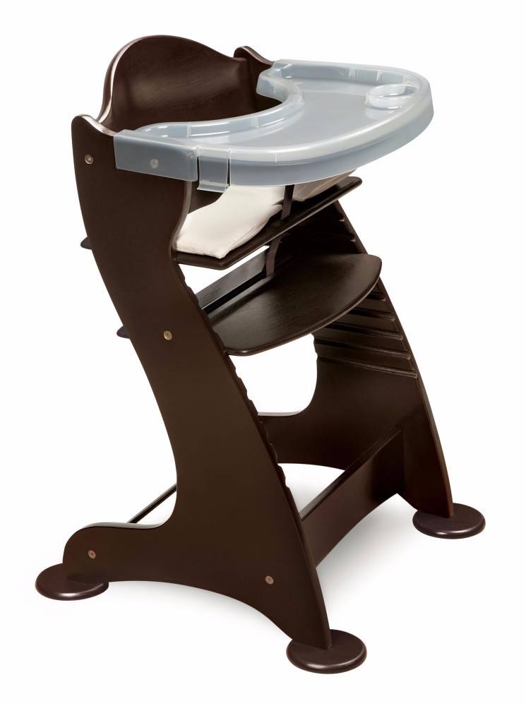 Embassy Adjustable Wood High Chair In, Badger High Chair