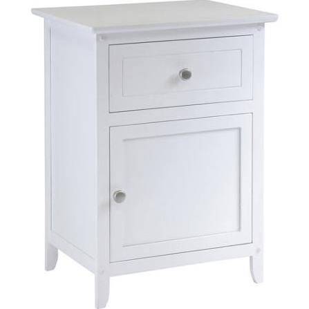 Winsome Accent Table with Drawer and Cabinet 
