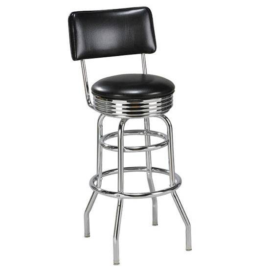 Regal Seating 2107 Double Ring Chrome, Regal Manufacturing Bar Stools