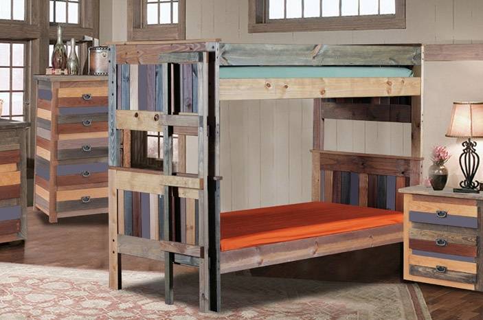 Twin Stackable Bunk Beds Multi, Chelsea Home Bunk Bed