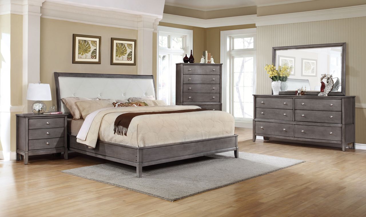 Queen Bed Leather Myco