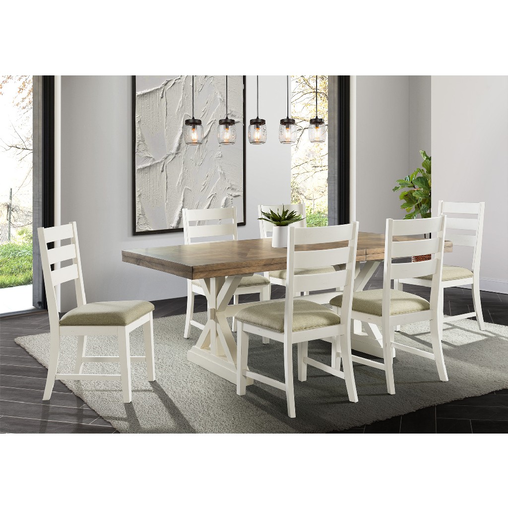 Picket House Rectangle Dining Set Table Chairs
