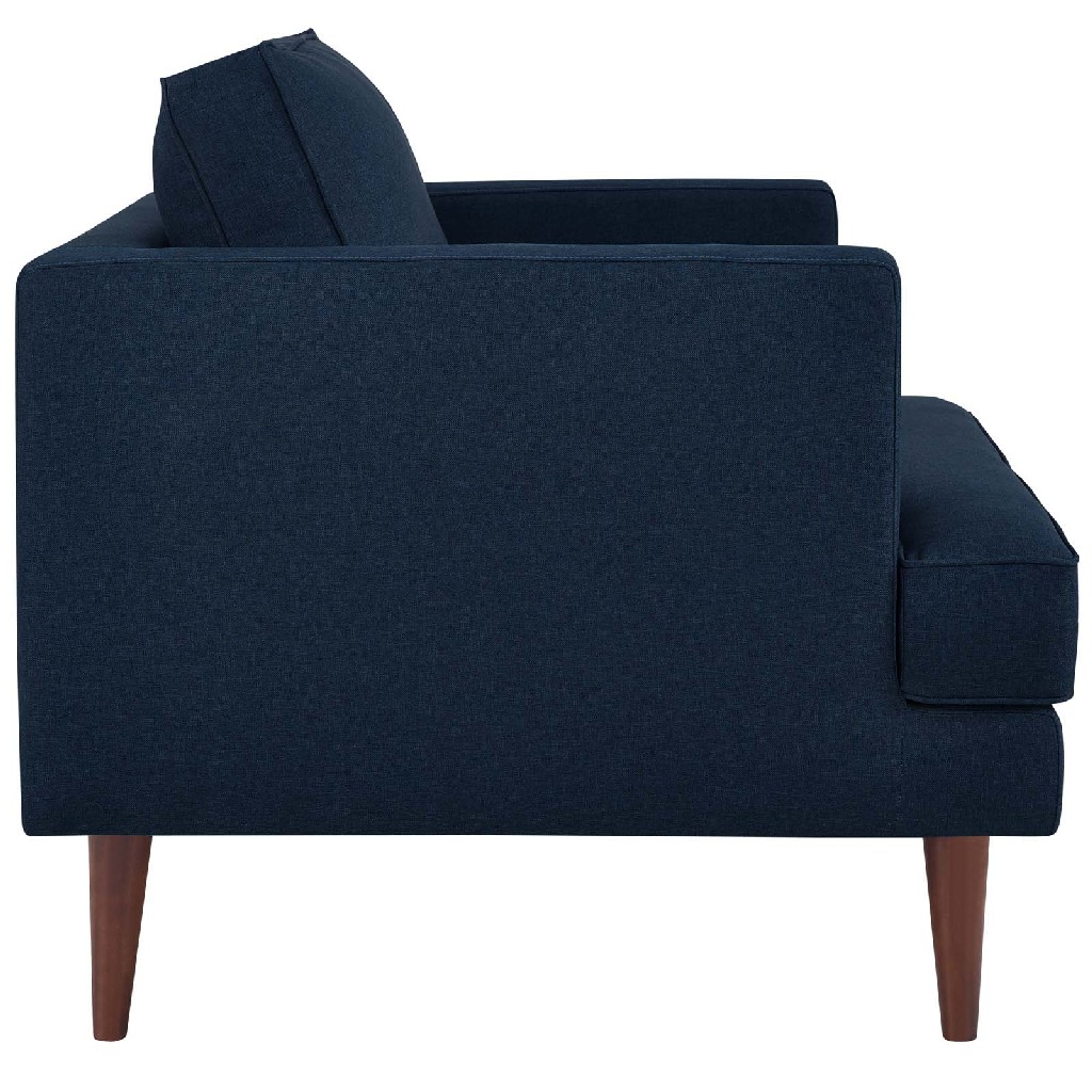 Agile Upholstered Fabric Armchair EEI-3055-BLU - Armchairs