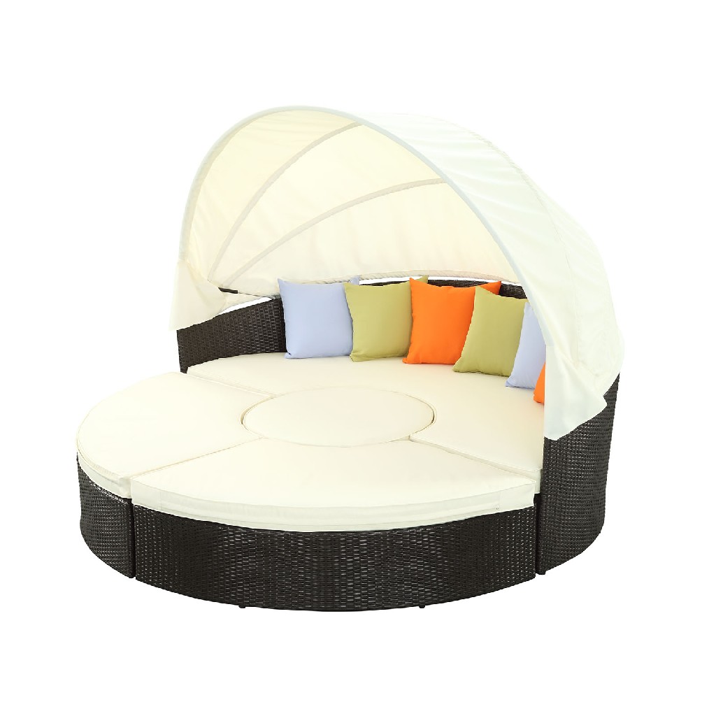 East End Imports Canopy Patio Daybed Set