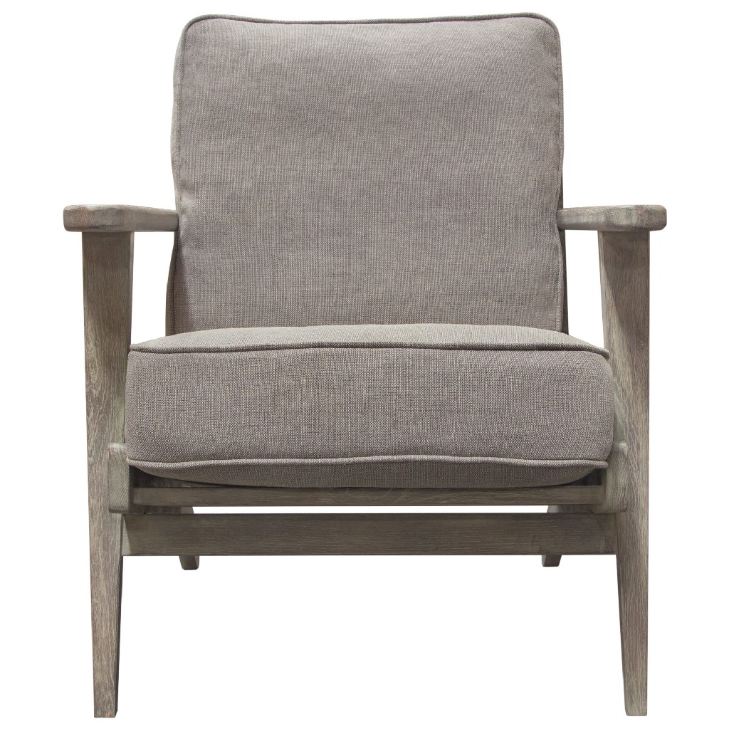 Accent Chair Linen Oak Diamond Sofa