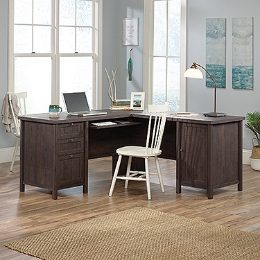 Desk Coffee Oak Sauder