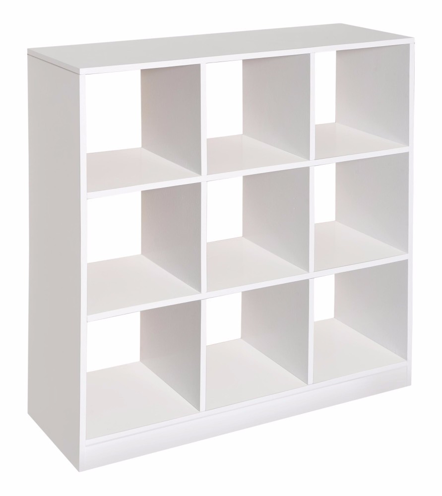 3x3 Cube Storage Unit In White - Badger Basket 09160