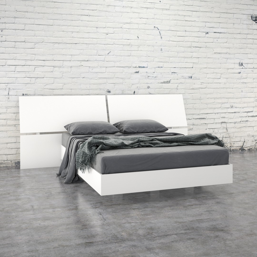 Acapella Full Size Bed Set Headboard Nexera 400651
